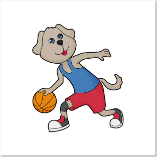 Dog Basketball player Basketball Posters and Art